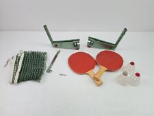 Tischtennis-Set Schläger, Netz, Tischklemme Federball DDR Spiel Garten #247770