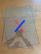 Rainer Ruthenbeck, Blau/Rot Überkreuzung, 1993