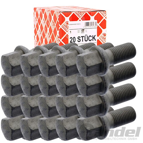 20x febi radschraube - 20x,