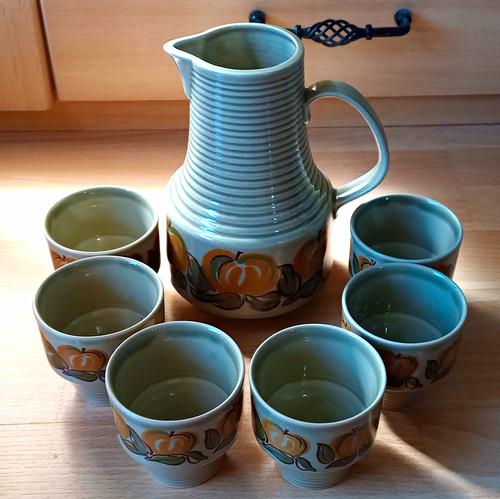 Ddr keramik krug - krug/kanne, mit