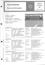 Telefunken  Service Manual für Bajazzo universal 301 Copy