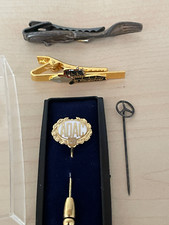 Pin Mercedes Konvolut - ADAC 40 Jahre- Krawattenklammer 2x
