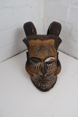 Afrikanische holzmaske wohl - afrikanische,