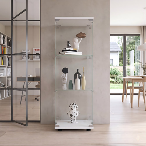 Vitrine mit glastür - mit,