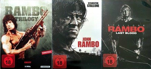 Rambo dvd uncut wie - 1-5,, uncut,