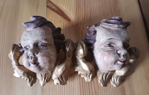 Engel aus holz geschnitzt sehr - engel,