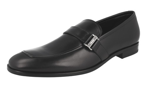 Prada leder loafer mokassins - loafer,