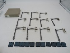 Eheim/Brawa Masten,Fahrleitungsmasten für Trolleybus 11x alte Ausführung in OVP