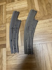 42557 2x Roco Line H0 BogenWeichen BWR 2/3 