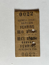 EK24, alte Fahrkarten, Bahn