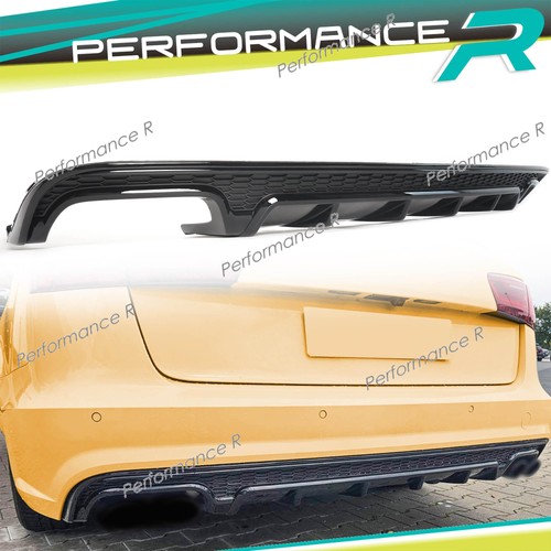 Heckdiffusor schwarz für audi - schwarz,