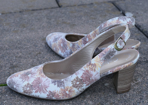 Gabor slingpumps blumenmuster - gabor,