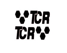 2x TCR Aufkleber / 13 x 5 cm