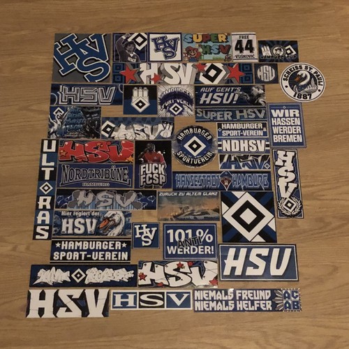 Verschiedene hsv aufkleber - 40,