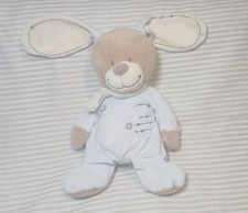 ? Hase  ?  Nicotoy Simba Kuscheltier Stofftier 30cm braun beige blau zickzack 