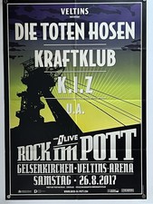 Die Toten Hosen  , Kraftklub , K.l.Z. KONZERTPOSTER PLAKAT