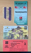 4 Alte Tickets Auswärts 1860
