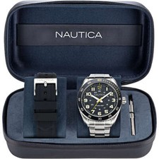 Herrenuhr + Uhrarmband NAUTICA
