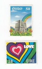Irland 1992 liebesmarken - 1992,,