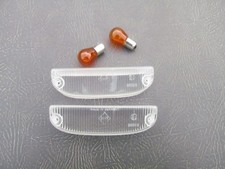 Signal lens white with orange
