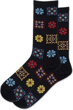 Hot Sox Women's Floral Geo