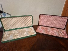 2 alte Besteckkästen für