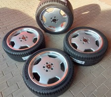 MERCEDES SL R 129  ORIGINAL AMG FELGEN 8.0 J + 9,0 J x 18 ZOLL+NEUE SOMMERREIFEN