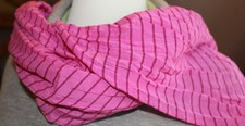 Baumwoll/Seiden Tuch; Pink