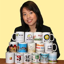 216 Tassen bedrucken mit 1 Foto/Bild/Motiv/Logo/Werbung *Spülmaschinenfest