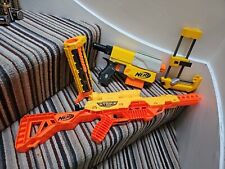 NERF NSTRIKE RECON CS 6 BLASTER Barrel Extension & Stock 5 Darts + Alpha Strike