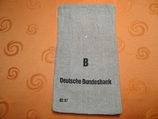 Geldsack Jute gebraucht  Aufdruck "B Deutsche Bundesbank 2/97"