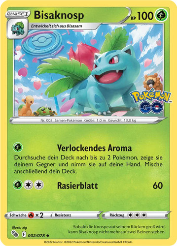 Pokemon bisaknosp 002 078 - bisaknosp, 002/078