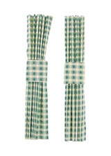 Puppen Haus Gardine Plissiert