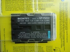 Original Sony NP- FM50 Battery