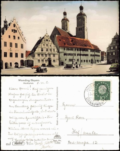 Ansichtskarte wemding - ansichtskarte,