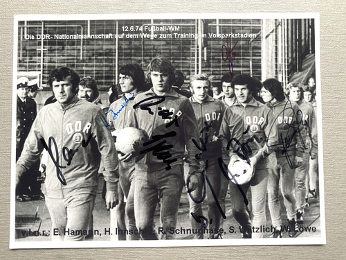 Ddr team 1974 - ddr-team, signiert)