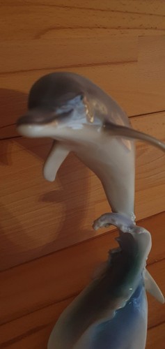 Kaiser porzellan delphin - porzellan, bunt