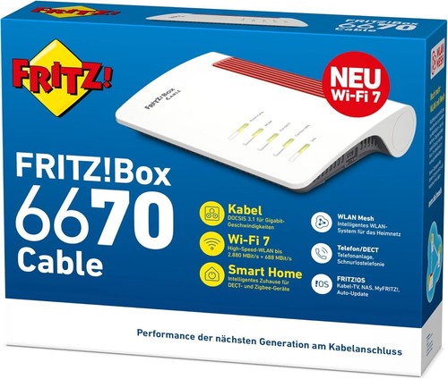 Fritz box 6670 cable für - 6670,