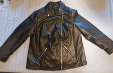 Kunstlederjacke, Gr. 46