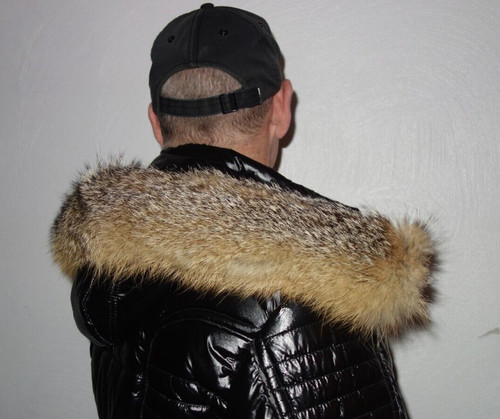 Fuchs pelz kapuze kragen - kapuze, xxl