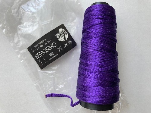 Benissimo garn lila 50 g - benissimo,