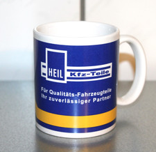 HEIL Kfz-Teile Kaffeebecher Trinkbecher 300ml Werbung Werbetasse Kaffeetasse
