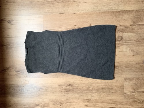 Kleid steickkleid wolle grau - steickkleid,