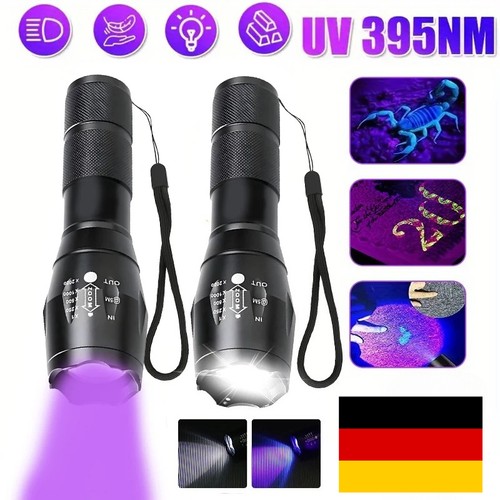 White uv flashlight led - in,