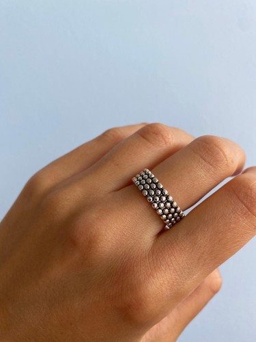 925 sterling silber ring - silber,