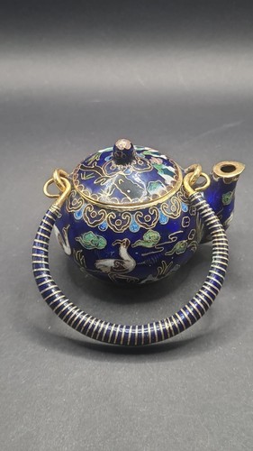 Cloisonne teekanne bunt deko - bunt,