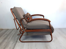 Bauhaus Armlehn Sessel Chaiselongue Stahlrohr Francois Caruelle 30er