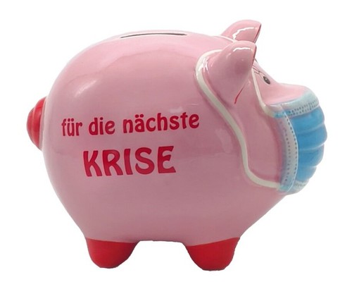 Sparschwein mit maske - mit,