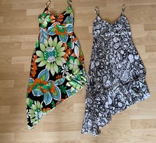 2x sexy Kleid assymmetrisch