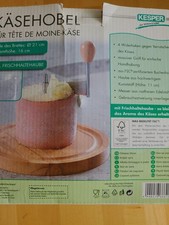 Kesper Käsehobel mit Haube 21cm Tete de moine